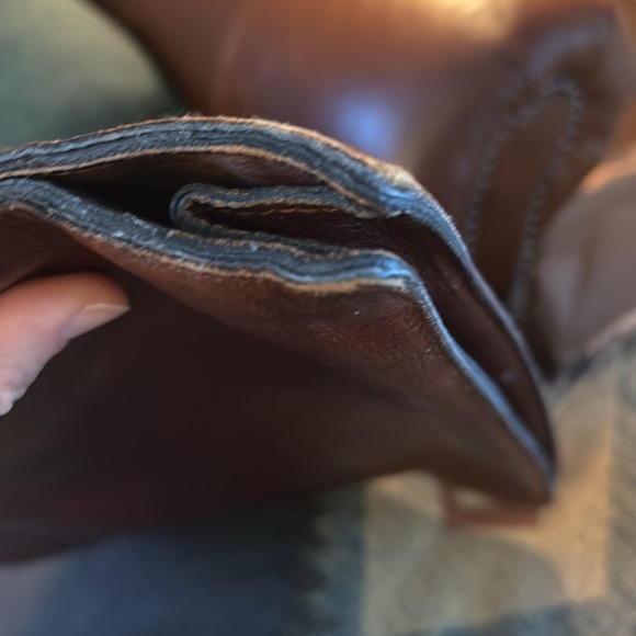 GOLDPFEIL Authentic Burgundy Leather Briefcase (Missing Shoulder Strap) - Picture 10 of 12